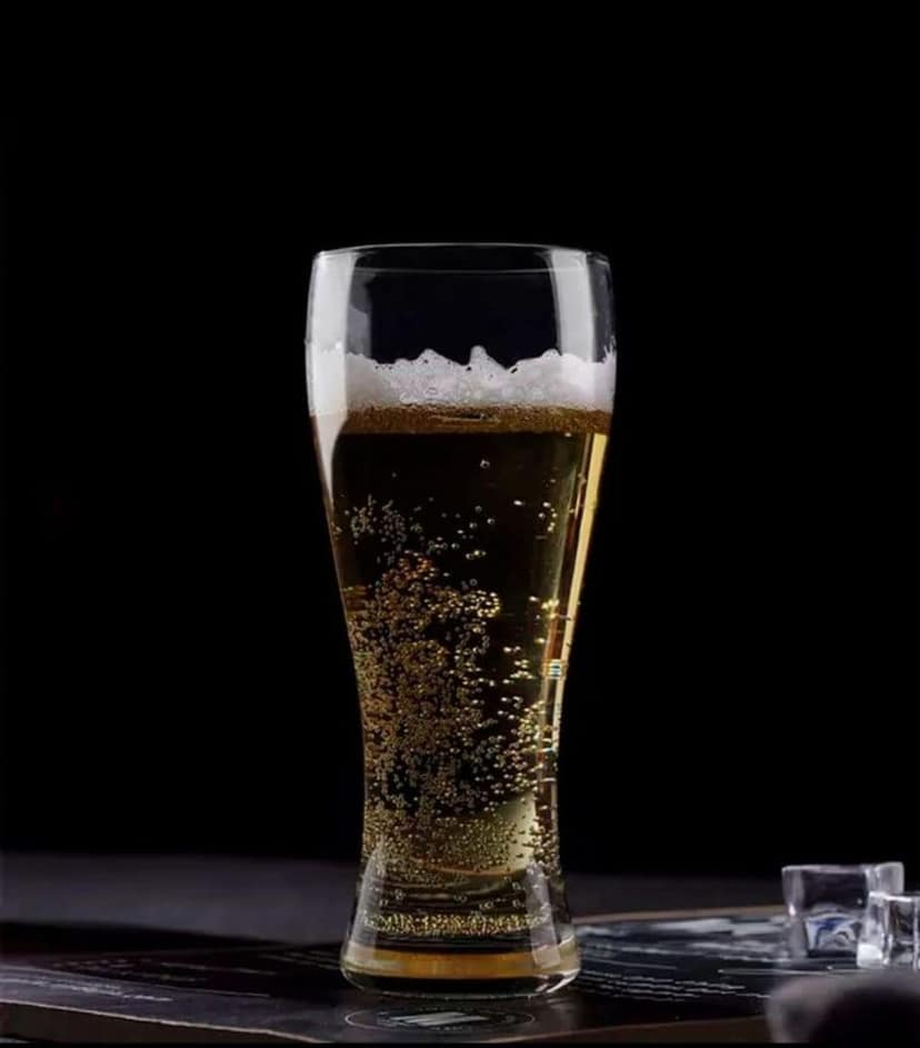 Highball Juice, Water Glasses, 460 ML, Set of 2, Heavy Base Tall Bar Mug for Beer, Wine, Cocktail, Mocktail, Bourbon and Mix Drink Perfect for Home, Office, Restaurants and Casino Parties view 2