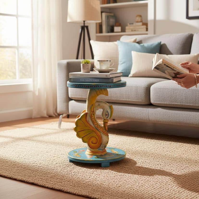 Wooden Painted Duck Coffee Table Bedroom Furniture
