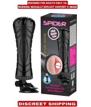 SEX TANTRA SOLO HAND FREE SPIDER Masturbator MASTURBATOR SOFT&REAL PUSSY FOR MEN