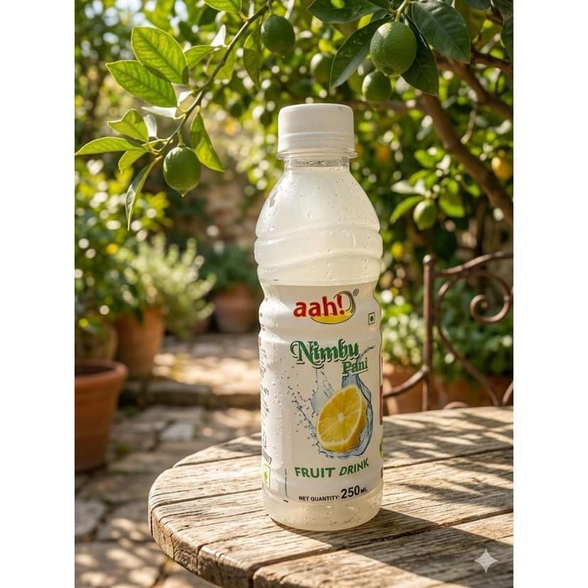 Nimbu Pani Drink - 250 mL - One plastic bottle