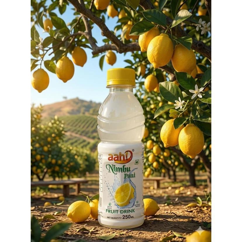 Nimbu Pani Drink - 250 mL - One plastic bottle view 4