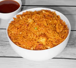 Schezwan Chicken Fry Rice