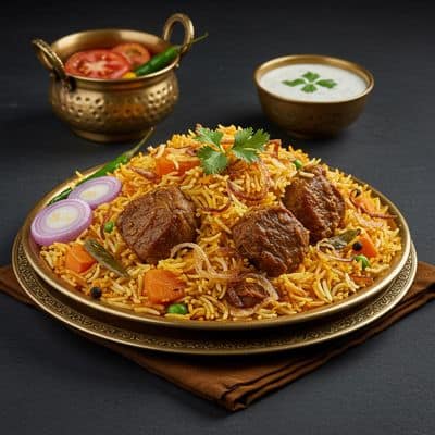 Mutton Biryani (Without Mutton Piece)