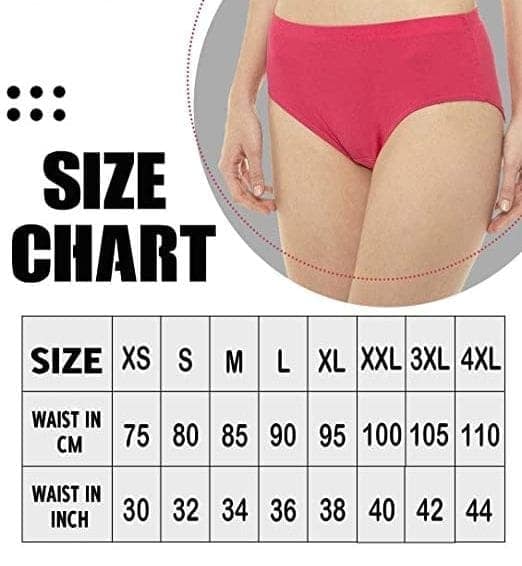 DaisyDee Comfy Hipster Plain Panties Pack of 3 view 3