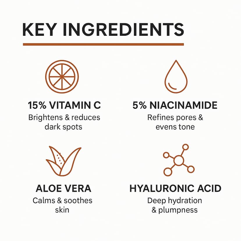 NUEMAN Vitamin C Face Serum | For Men | With 15% Vitamin C, Niacinamide, Hyaluronic Acid & Licorice | Brightens Skin, Fades Spots | Fragrance-Free & Dermatologically Tested view 3