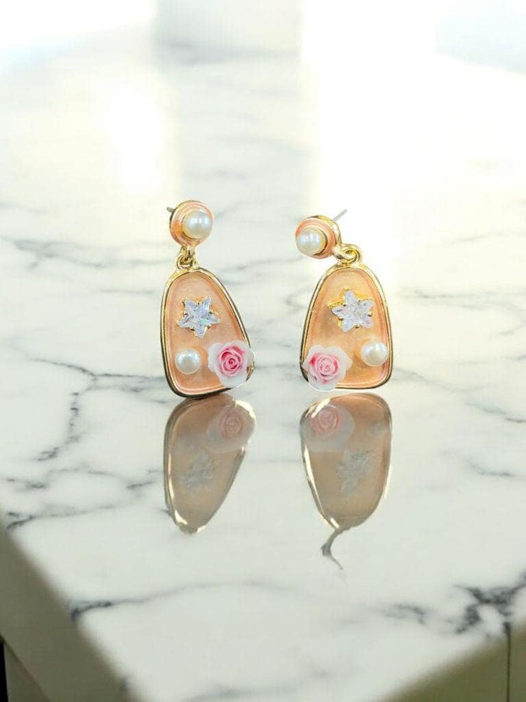 Blooming Studs - Floral Fusion By Amit Chauhan And Sons view 2