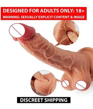 9 Inch Mega Girthy Ultra Silicone Premium Realistic Dildo Sex Toy