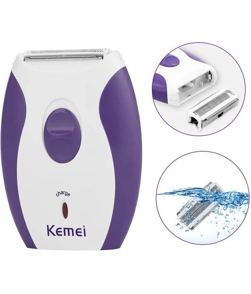 RSA RECHARGEABLE DOUBLE RAZOR HAIR REMOVAL Runtime 60 Purple Casual Fashion Comb Multi Casual Combo view 2