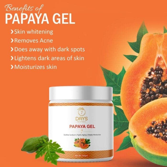 7 Days Premium Papaya Gel – For Glowing Skin, Reduce Pigmentation, Reduce Tanning (100 ml) view 4