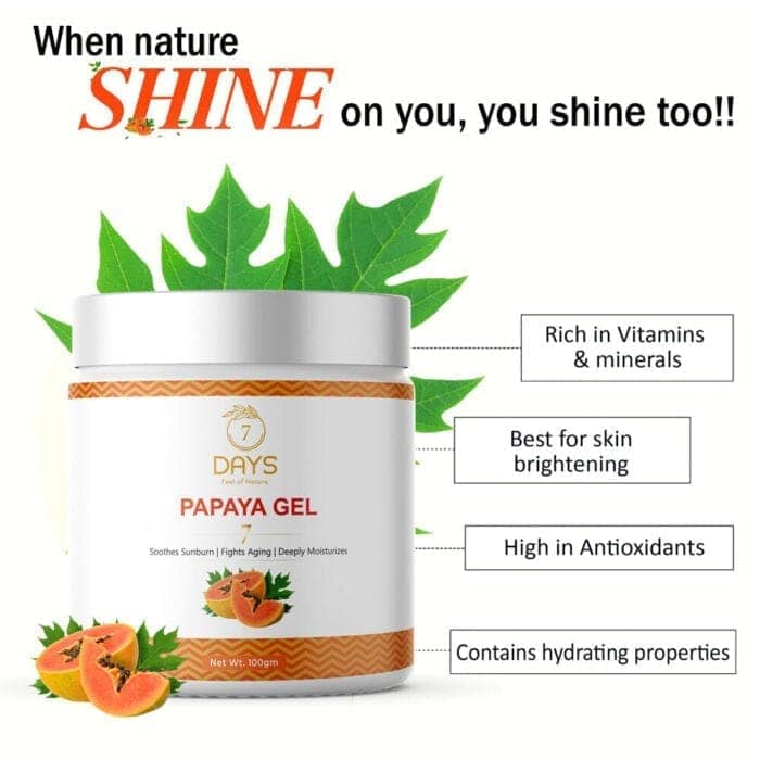 7 Days Premium Papaya Gel – For Glowing Skin, Reduce Pigmentation, Reduce Tanning (100 ml) view 5