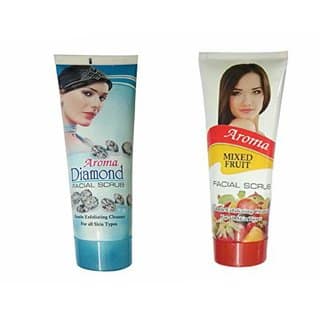 Minha Combo of 2 Aroma Diamond Mixed fruit facial scrub -200 gm each