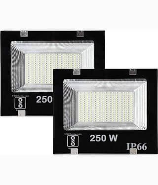 MR ONLINE STORE Cool Day Light 200w Watts Flood Light ( Pack of 2 )