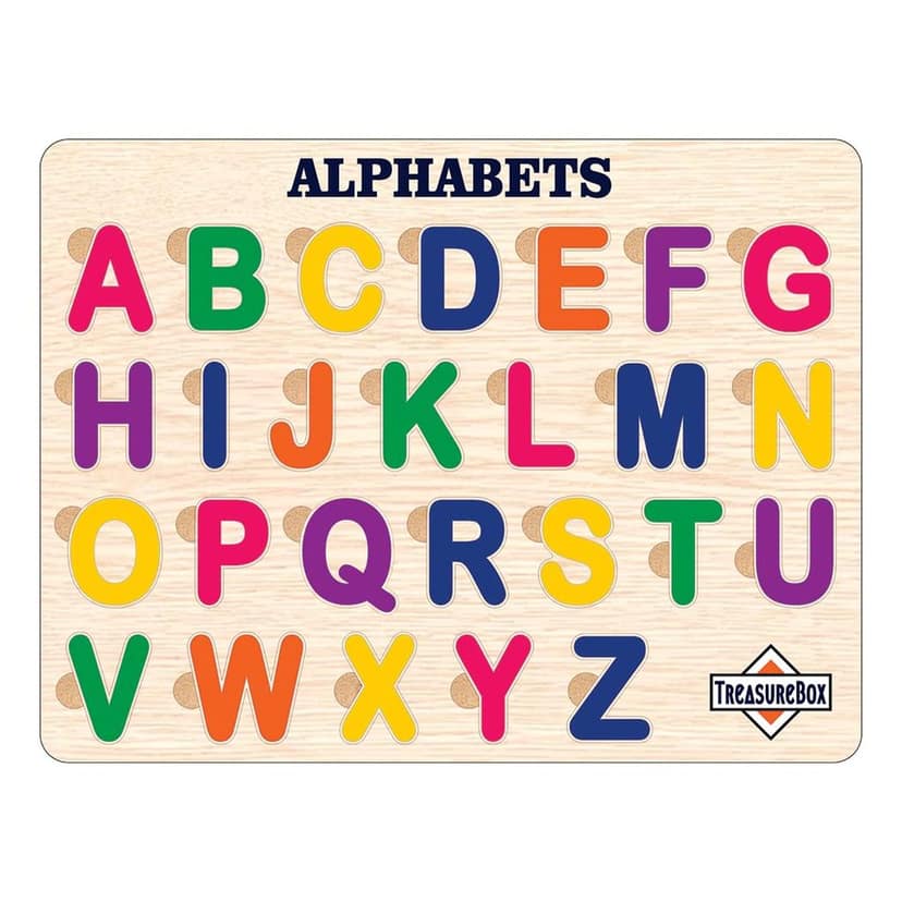 Wooden Educational Creative learning A To Z English Alphabets Board Puzzle