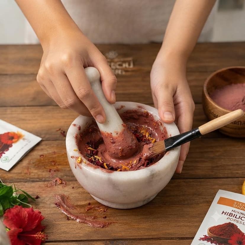 Shushraj Jaivik Buy 2 Get 1 Free Herbal Hair & Skin Care Kit: Hibiscus Powder, Orange Peel Powder + Free Multani Mitti (80g Each) view 2
