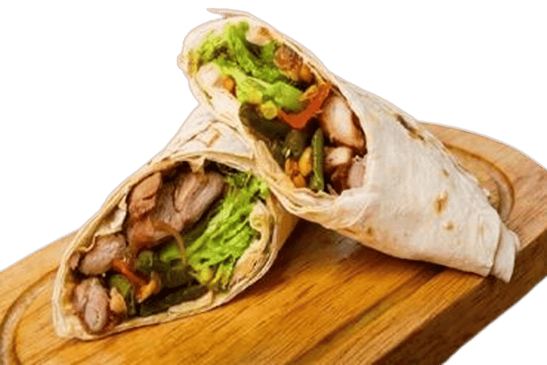 Mutton shami kebab rumali roll