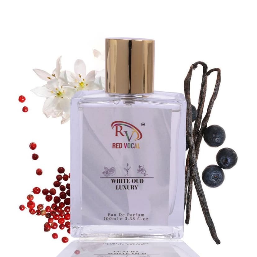 Red Vocal White Oud Luxury with Floral Romance Luxury and Wild Rock Premium Eau de Parfum Combo (Set of 3) 100ml Each view 6