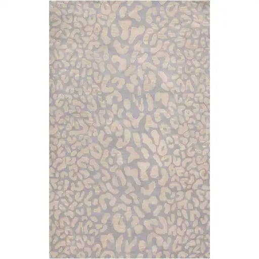 Hand Tufted Athena Gray and Beige Wool Rug view 2