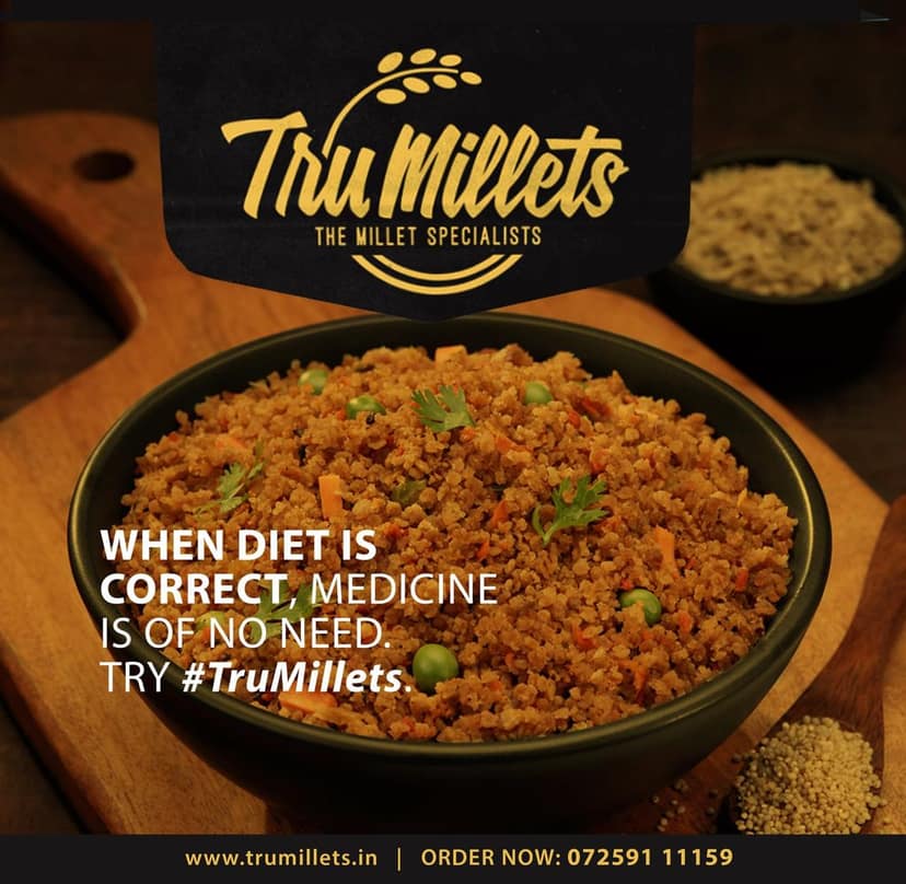 Trumillets | Healthy Millet Diet Meals | Ready to Cook | Protein Rich Veg Pulao view 4
