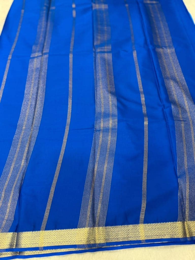 Blue Saree view 2