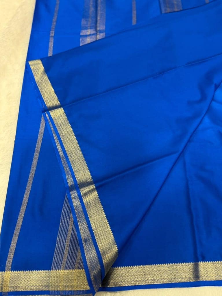 Blue Saree view 3