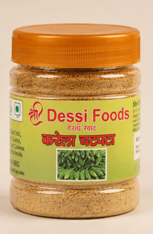 Karela Powder Made from Bitter Gourd for Traditional Food Preparation