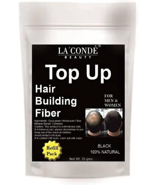 La'Conde Hair Building Fiber Instant Fuller Hair (Black) 25 gm