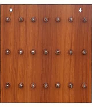 JaipurCrafts Brown Wood Key Holder - Pack of 1