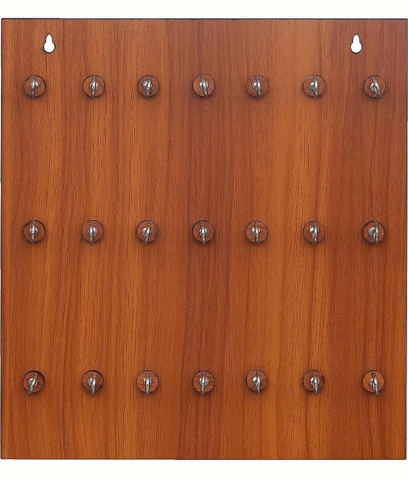 JaipurCrafts Brown Wood Key Holder - Pack of 1