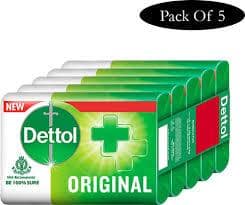 DETTOL ORIGINAL 5 SOAP PACK 375G