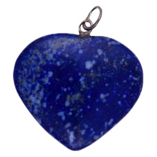 Lapis Lazuli Heart Pandant for Reiki Healing and Crystal Healing,Traditional Astrological Pendant for Women and Mens for Chakra Healing | Lucky Charm Positive Vibes Energy(KI_34) by Krishna Impex