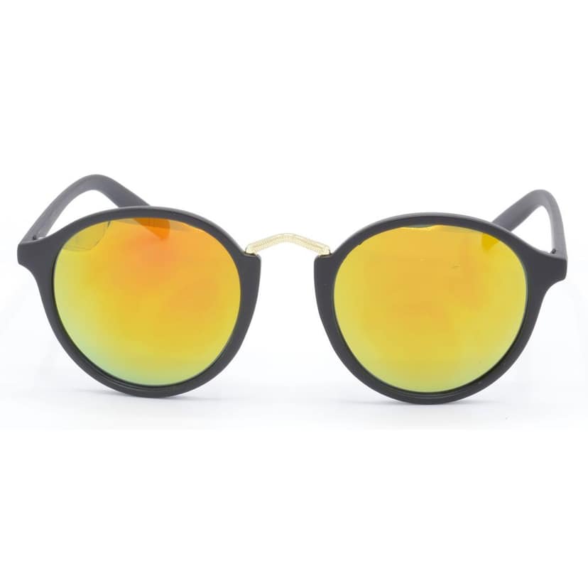 Hrinkar Golden Round Cooling Glass Golden Frame Best Sunglasses for Men & Women - HRS408 view 2