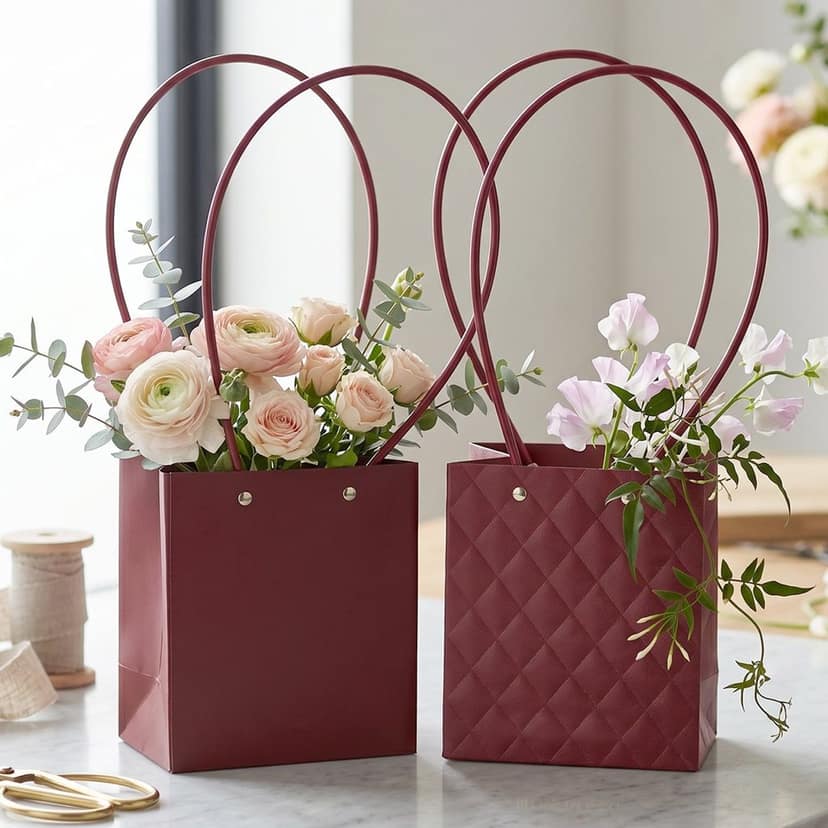 Foldable Flower Packaging Bag – Reusable and Water-Resistant view 2