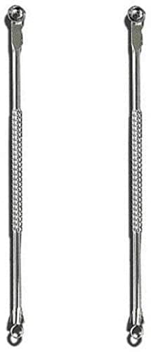 Elecsera Stainless Steel Blackhead Remover Needle Two Round (Pack Of 2)
