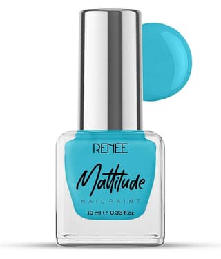 RENEE Mattitude Nail Paint - Prussian Blue 10 Ml