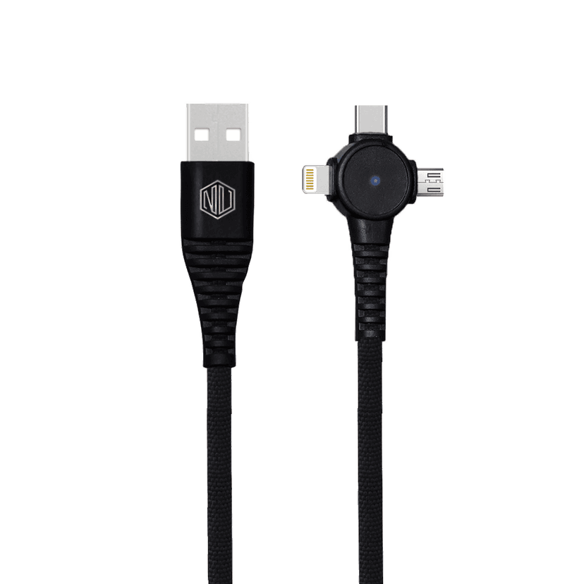 Blaze Trinity 2.0 50W 3 In One Cable (Type-C+Micro USB+Type-L) view 5