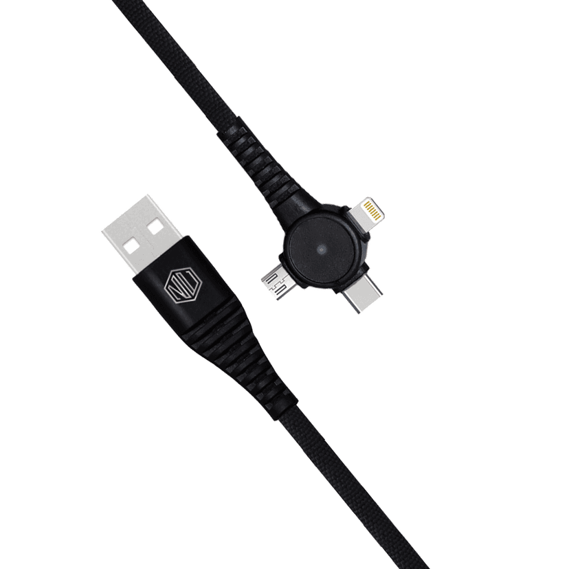 Blaze Trinity 2.0 50W 3 In One Cable (Type-C+Micro USB+Type-L) view 6