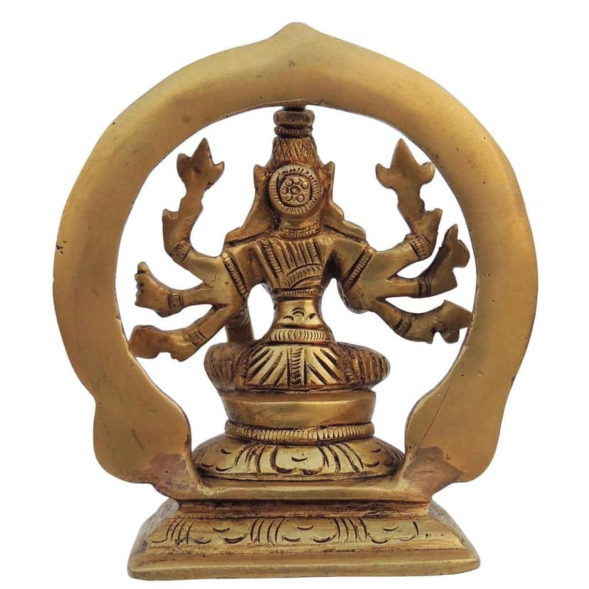 Handcrafted Brass Varaha Avatar God Idol | Vastu Decor, Height : 5 Inch (BSMAS1328 D) view 3