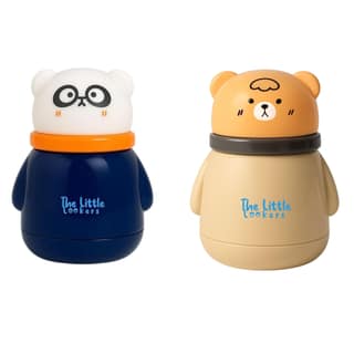 THE LITTLE LOOKERS Portable Baby Skin Care Baby Powder Puff With Box Holder Container For New Born & Kids For Baby Face & Body (Skin & Navy Blue) THE LITTLE LOOKERS Portable Baby Skin Care Baby Powder Puff With Box Holder Container For New Born & Kids Fo