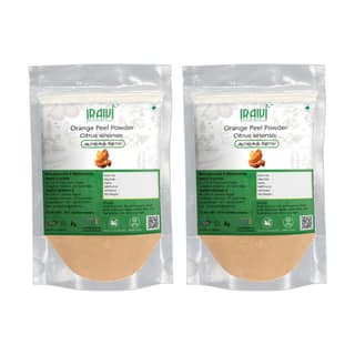 IRAIVI Premium Orange Peel Powder-200g | 100% Pure Natural Skin Brightener & Exfoliant | Promotes Radiance, Refreshes Skin & Aids Oil Balance | Chemical-Free Beauty