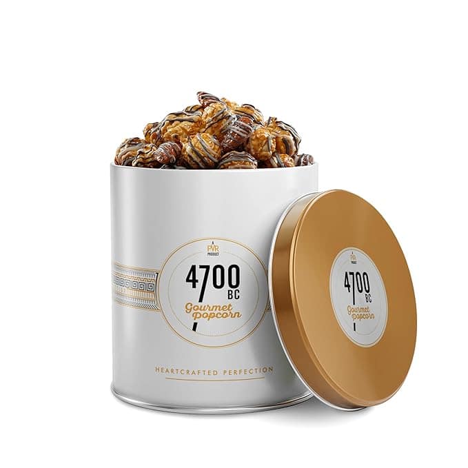 4700BC Tiramisu Chocolate Popcorn, Tin, 125g