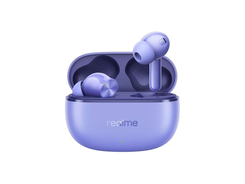 Realme Buds T200 Lite Earbud Bluetooth in Ear Earbuds, 4 Mic, AI ENC for Calls, 48 Hours Total Playback with Fast Charging and Low Latency Gaming - Purple