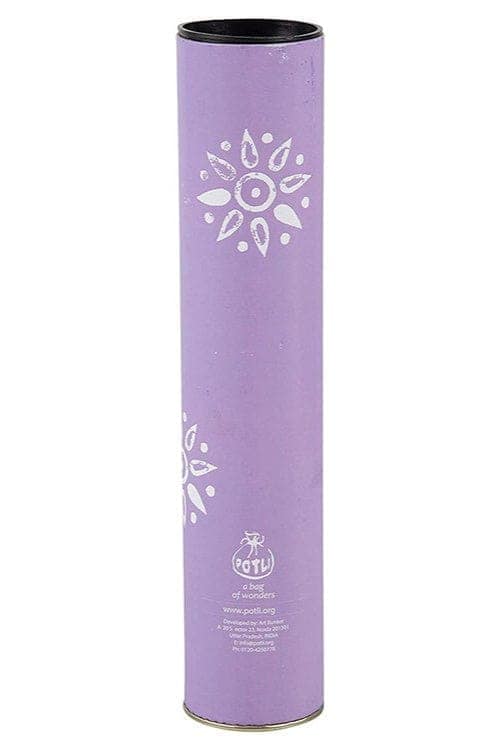 DIY Block print your own dupatta kit Lavender Rangoli view 2