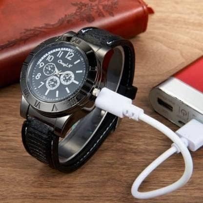 Foxne Point 2 in 1 Electronic Cigarette Lighter Watch with USB Rechageable Cigar Lighter 2 in 1 Electronic Cigarette Lighter Watch with USB Rechageable Cigar Lighter Cigarette Lighter view 3