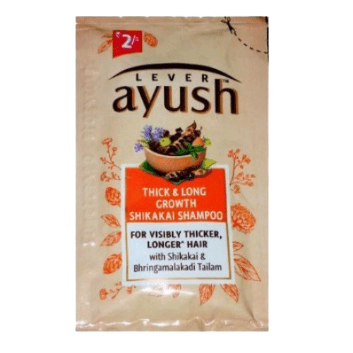 Ayush Hair Shampoo Thick & Long Growth Shikakai 5.5ml