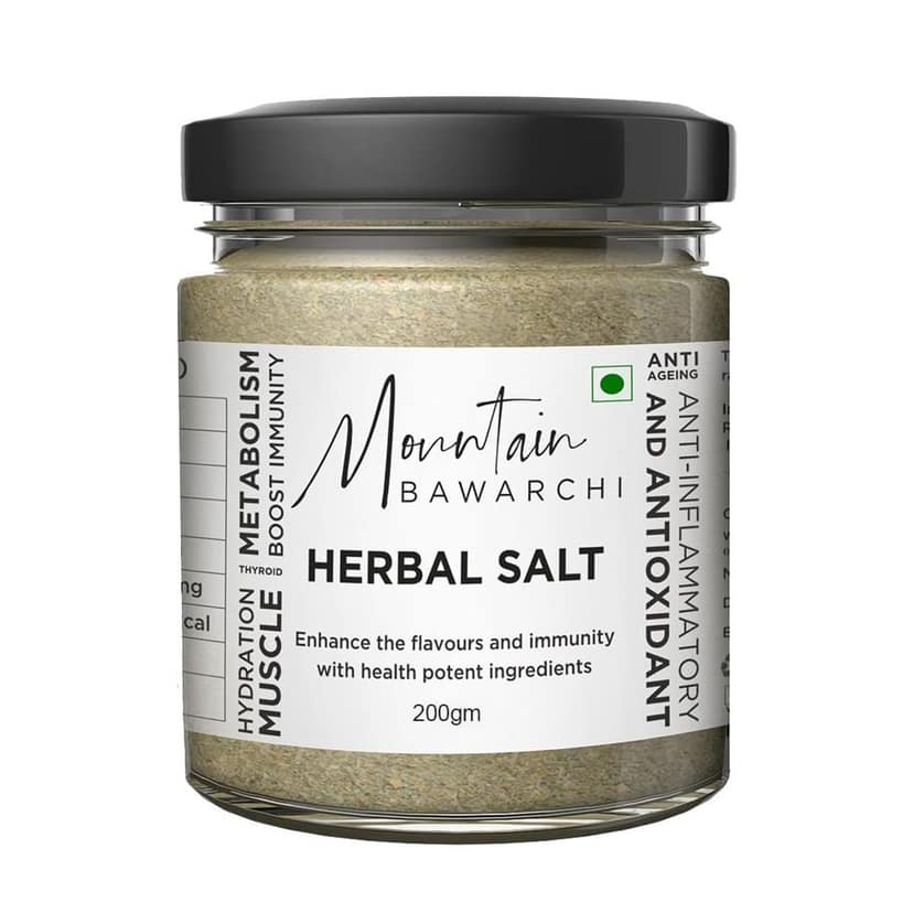 Mountain Bawarchi Healthy & Mineral Rich Flavoured Salt For Savory Flavor Like Salad,Barbecue Salt Flavored Salt view 3