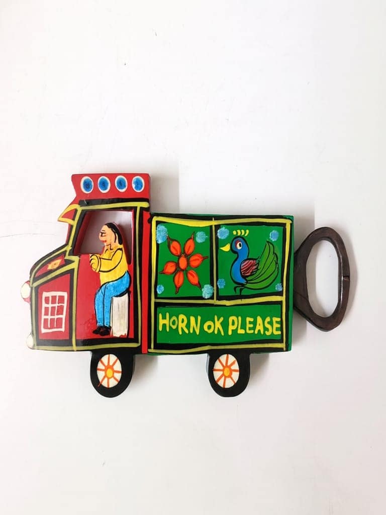 Lorry Bottle Opener - Red & Green