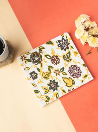 Yellow Canvas Diary