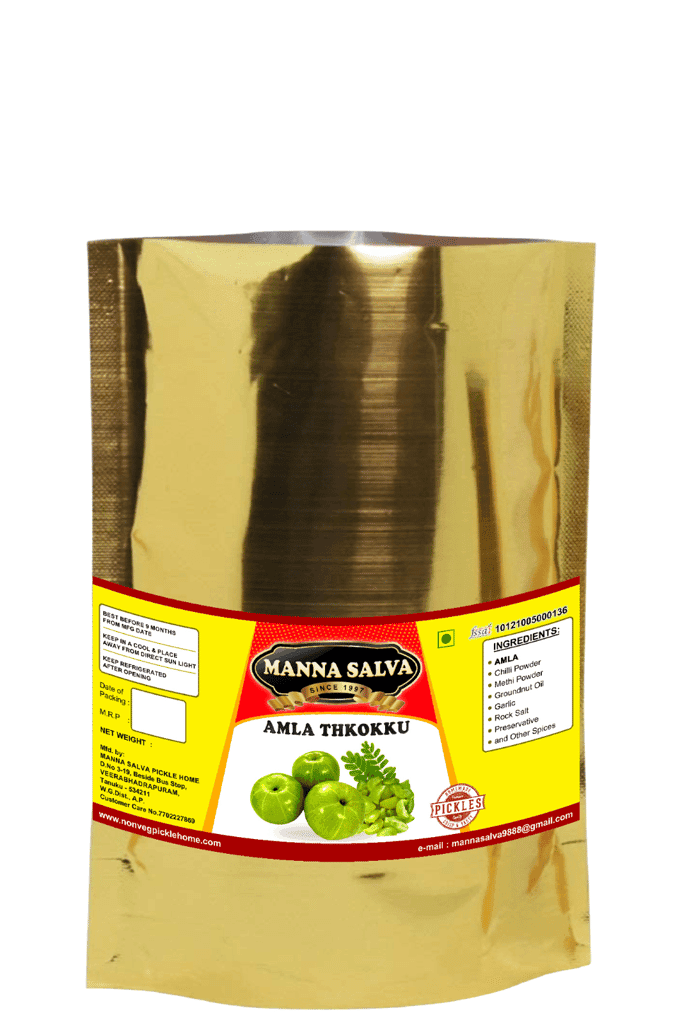 Manna Salva Pickles- Amla Thokku Pickle - Veg Pickle view 2