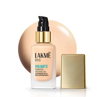 Lakme 9to5 Hya Matte Foundation + Hyaluronic Acid Warm Light - 25ml Lakme 9to5 Hya Matte Foundation + Hyaluronic Acid Warm Light - 25ml - Warm Light / 25 ml (Pack of 1)