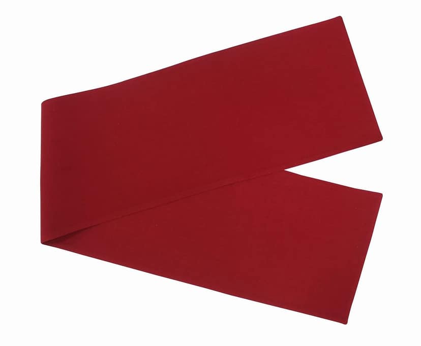 Airwill, Cotton Plain Pattern Table Runner 30x152cm (Red) - Pack of 1 view 2